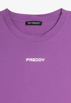 Freddy T-shirt da donna comfort fit in cotone-Donna T-shirts