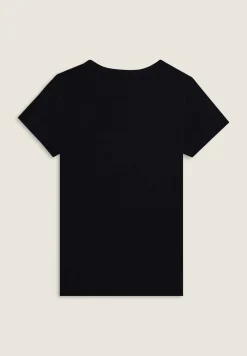 Freddy T-shirt da donna con strass e banda logata sulle spalle-Donna Pilates|Ginnastica