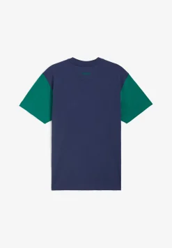 Freddy T-shirt da uomo con maniche e taschino in colore a contrasto-Uomo T-shirts E Polo