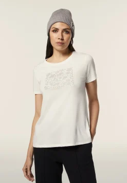 Freddy T-shirt donna comfort fit con grafica composta da strass-Donna T-shirts
