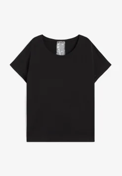Freddy T-shirt donna con inserto posteriore stampa tropical-Donna T-shirts
