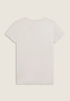 Freddy T-shirt donna con mini spacchi laterali e logo in strass-Donna Ginnastica|T-shirts