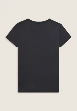 Freddy T-shirt donna con mini spacchi laterali e logo in strass-Donna Ginnastica|T-shirts