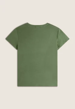 Freddy T-shirt donna girocollo in jersey con piccola stampa-Donna Fitness|T-shirts