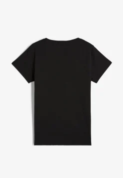 Freddy T-shirt donna in cotone pima con grafica animalier lucida-Donna T-shirts