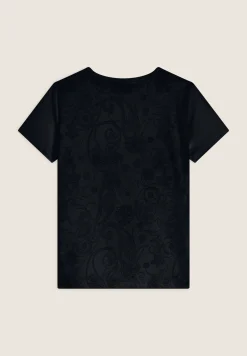 Freddy T-shirt donna in jersey con retro fantasia paisley-Donna Ginnastica|T-shirts