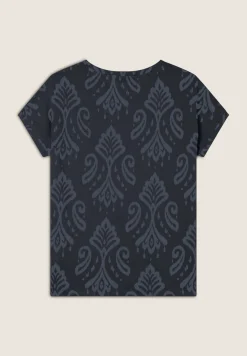 Freddy T-shirt floreale in jersey con maniche a kimono-Donna Pilates|Ginnastica