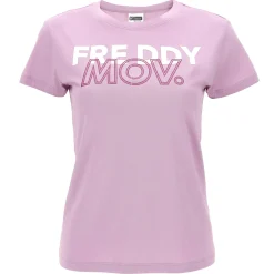 Freddy T-shirt MOV. a maniche corte in jersey modal-Donna Fitness|T-shirts