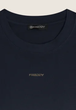 Freddy T-shirt girocollo corta in jersey dégradé-Donna T-shirts
