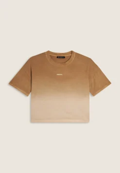 Freddy T-shirt girocollo corta in jersey dégradé-Donna T-shirts