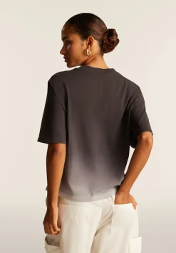 Freddy T-shirt girocollo corta in jersey dégradé-Donna T-shirts