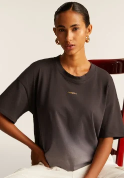 Freddy T-shirt girocollo corta in jersey dégradé-Donna T-shirts