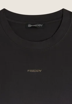 Freddy T-shirt girocollo corta in jersey dégradé-Donna T-shirts