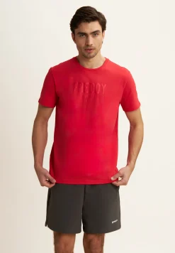 Freddy T-shirt in Cotone con Stampa frontale in tono colore-Uomo T-shirts E Polo