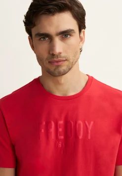 Freddy T-shirt in Cotone con Stampa frontale in tono colore-Uomo T-shirts E Polo