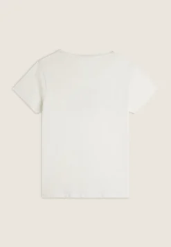 Freddy T-shirt in cotone Supima con logo e borchiette-Donna T-shirts