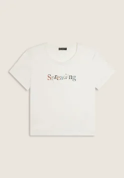 Freddy T-shirt in cotone Supima con stampa Spreading Love-Donna T-shirts