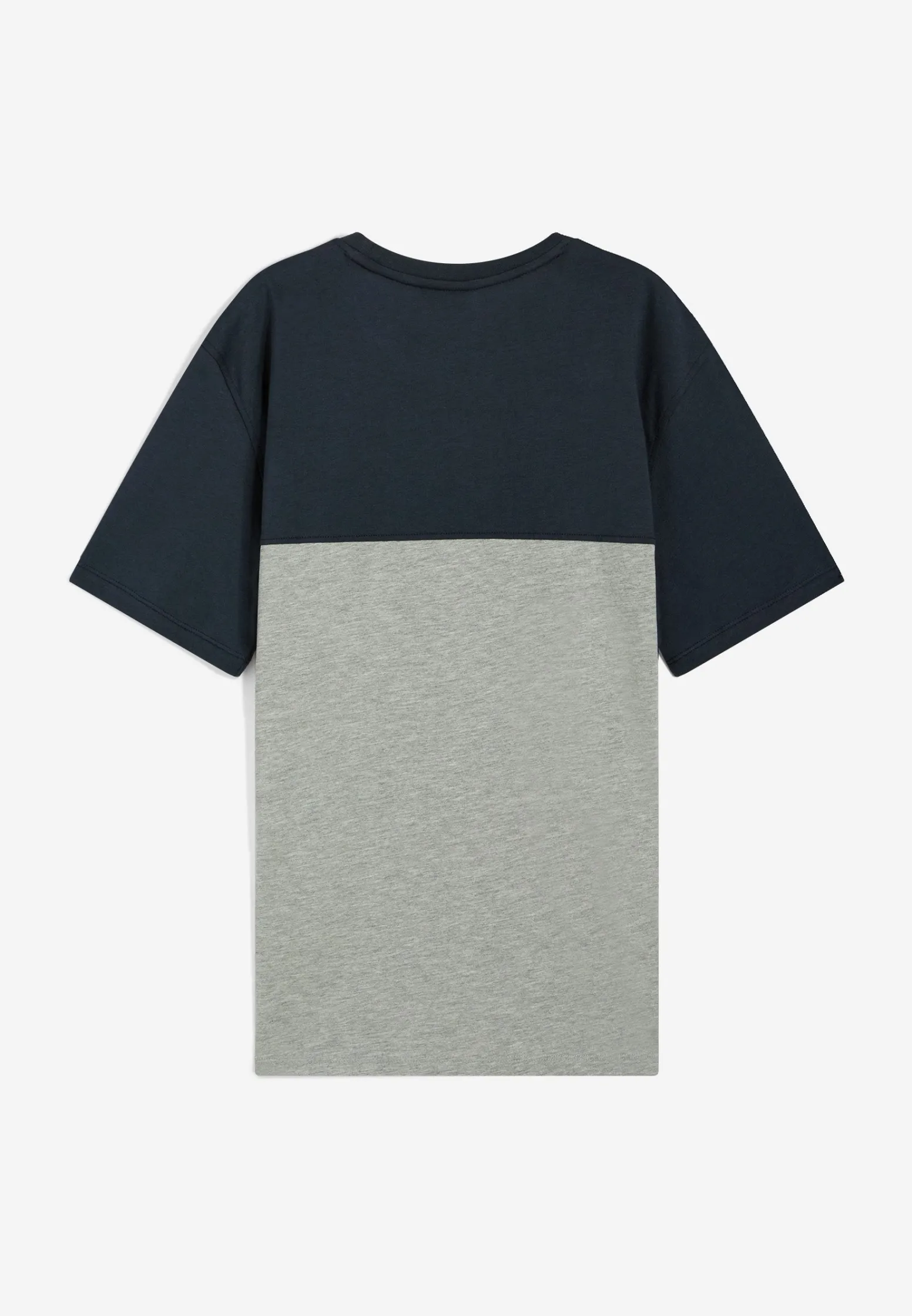 Freddy T-shirt in jersey bicolore con stampa college-Uomo T-shirts E Polo