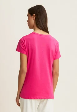 Freddy T-shirt in jersey leggero con grafica floreale-Donna Pilates|Ginnastica