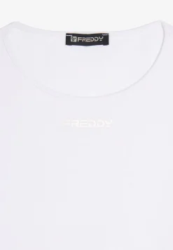 Freddy T-shirt in jersey leggero elasticizzato-Donna T-shirts
