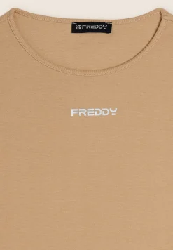 Freddy T-shirt in jersey leggero elasticizzato-Donna T-shirts