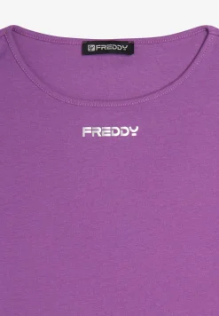 Freddy T-shirt in jersey leggero elasticizzato-Donna T-shirts