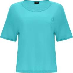 Freddy T-shirt in jersey leggero con patch fenicottero in tono-Donna T-shirts