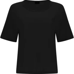 Freddy T-shirt in jersey leggero con patch fenicottero in tono-Donna T-shirts