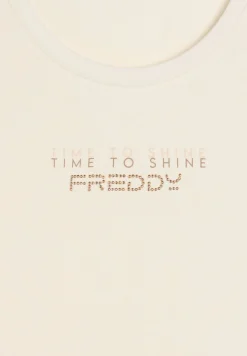 Freddy T-shirt in jersey stretch con grafica bicolore-Donna Padel|Pilates