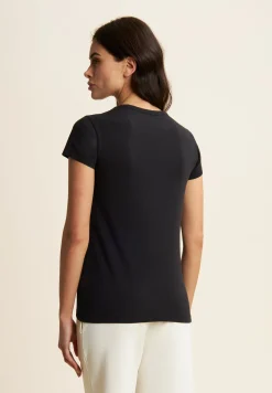 Freddy T-shirt in jersey stretch con grafica bicolore-Donna Padel|Pilates