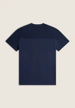 Freddy T-shirt in Uomo con Carré e Maniche in Tessuto Waffle-Uomo T-shirts E Polo