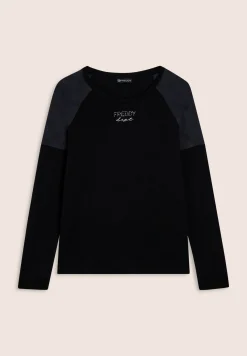 Freddy T-shirt manica lunga con fondo asimmetrico-Donna Ginnastica|T-shirts