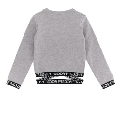Freddy T-shirt manica lunga fondo con elastico jaquard logato- Felpe