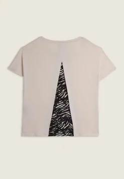 Freddy T-shirt maniche a kimono con stampa fantasia sul retro-Donna T-shirts
