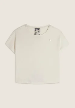 Freddy T-shirt maniche a kimono con stampa fantasia sul retro-Donna T-shirts