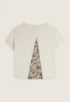 Freddy T-shirt maniche a kimono con stampa fantasia sul retro-Donna T-shirts