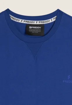 Freddy T-shirt Regular con Scollo girocollo e logo in tono colore-Uomo T-shirts E Polo