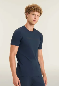 Freddy T-shirt regular con spalle raglan e doppia stampa lucida-Uomo T-shirts E Polo