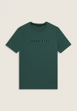 Freddy T-shirt regular con spalle raglan e doppia stampa lucida-Uomo T-shirts E Polo