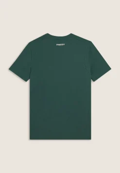 Freddy T-shirt regular con spalle raglan e doppia stampa lucida-Uomo T-shirts E Polo