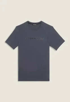 Freddy T-shirt regular con spalle raglan e doppia stampa lucida-Uomo T-shirts E Polo