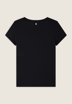 Freddy T-shirt regular fit con grafica e borchie dorate-Donna T-shirts