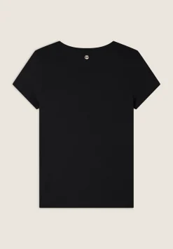 Freddy T-shirt regular fit con grafica e borchie dorate-Donna T-shirts