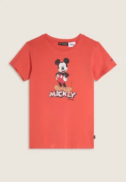 Freddy T-shirt regular fit con stampa Mickey Mouse-Donna T-shirts