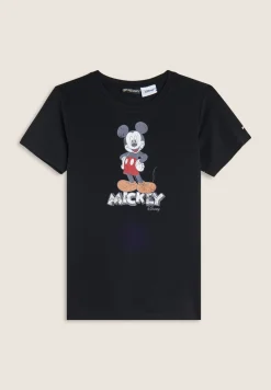 Freddy T-shirt regular fit con stampa Mickey Mouse-Donna T-shirts