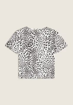 Freddy T-shirt regular fit in jersey animalier-Donna T-shirts