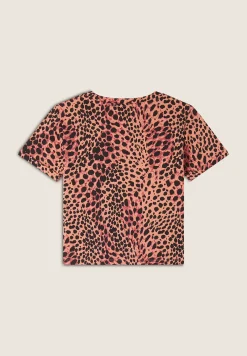 Freddy T-shirt regular fit in jersey animalier-Donna T-shirts