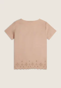 Freddy T-shirt regular in cotone con ricami Sangallo-Donna T-shirts