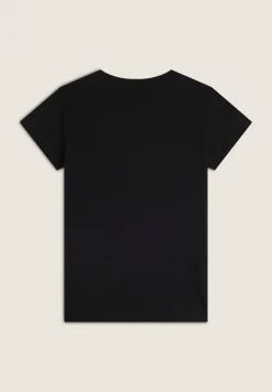 Freddy T-shirt scollo tondo con logo glitter-Donna Padel|Pilates