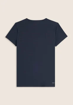 Freddy T-shirt slim fit in D.I.W.O.® con inserti laterali-Donna Padel|Pilates